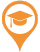 graduate map pin